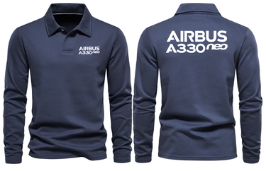 AIRBUS A330 NEO LONG SLEEVE POLO